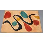 Large Alexander Calder (after) TURQUOISE Tapestry, 84